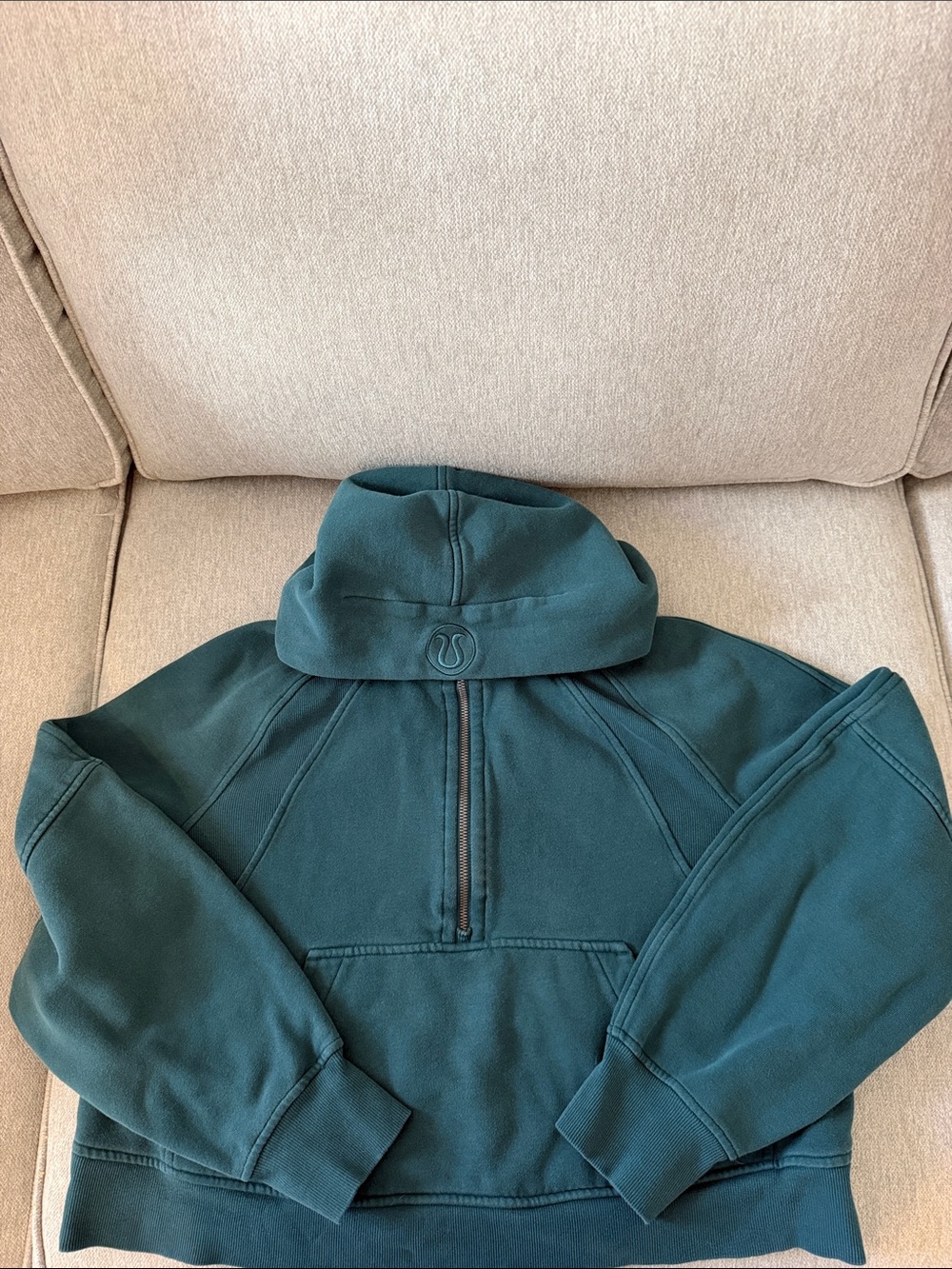 Lululemon half zip scuba hoodie